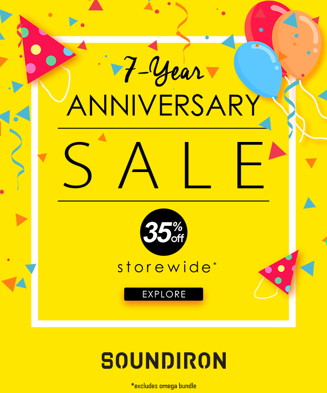 Soundiron 7 Year Anniversary Sale