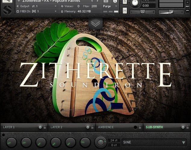 Soundiron Zitherette instrument for Kontakt on sale at 25% OFF