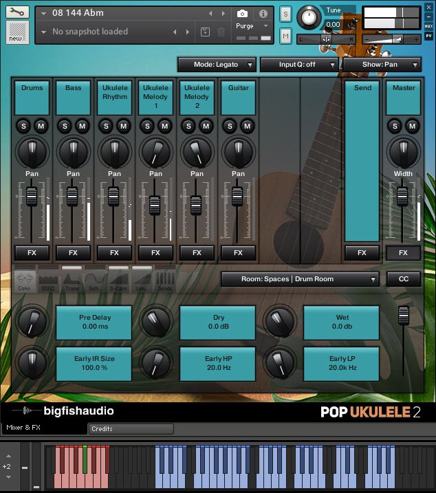 Big Fish Audio Pop Ukulele & Island Sounds 2 interface