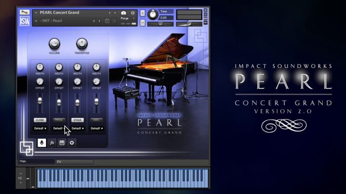 Impact Soundworks Pearl Concert Grand feat