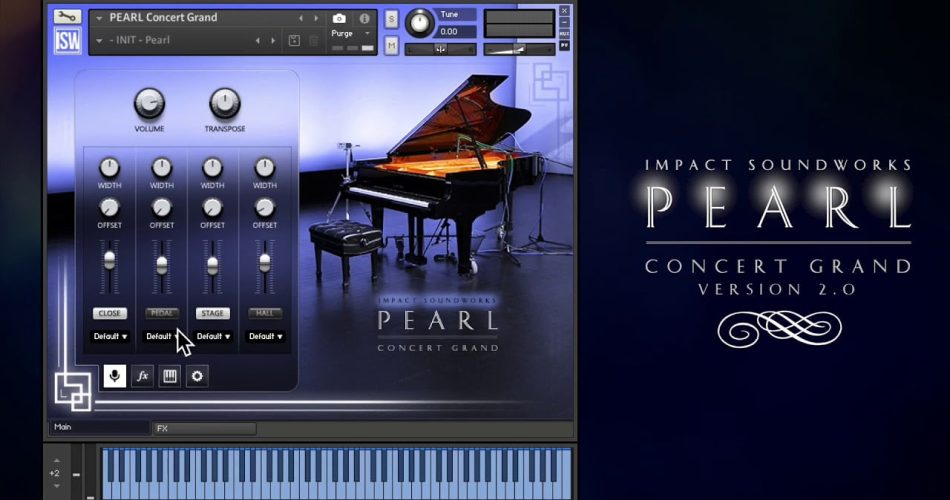 Impact Soundworks Pearl Concert Grand feat