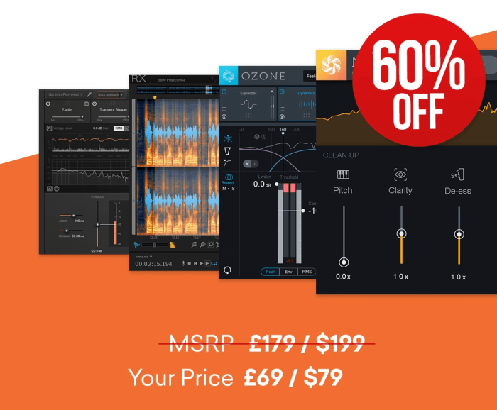 iZotope Elements Suite 60