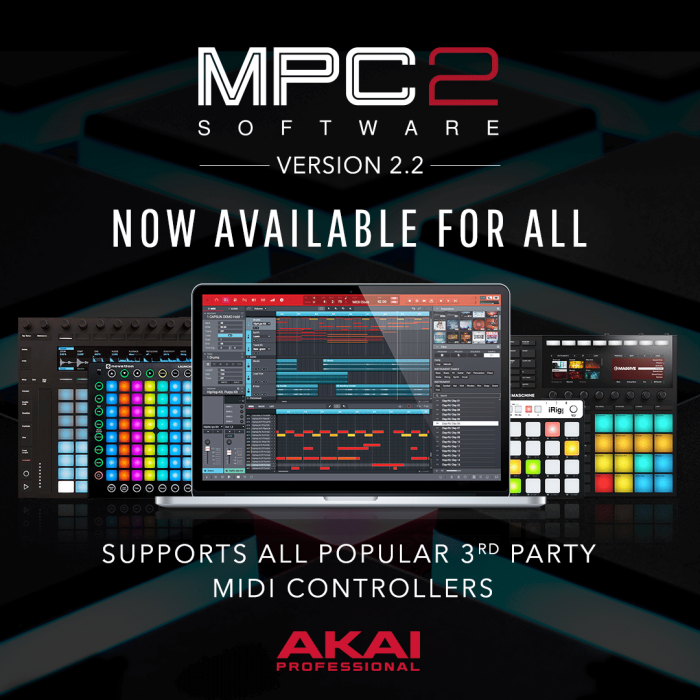 Akai Pro MPC2 bundle sale