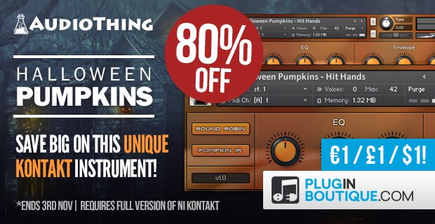 AudioThing Halloween Pumpkins 80 NOV PluginBoutique