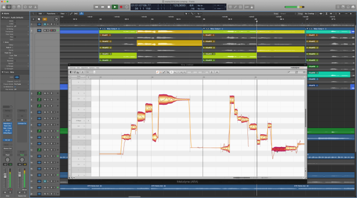 Celemony ARA Melodyne Logic