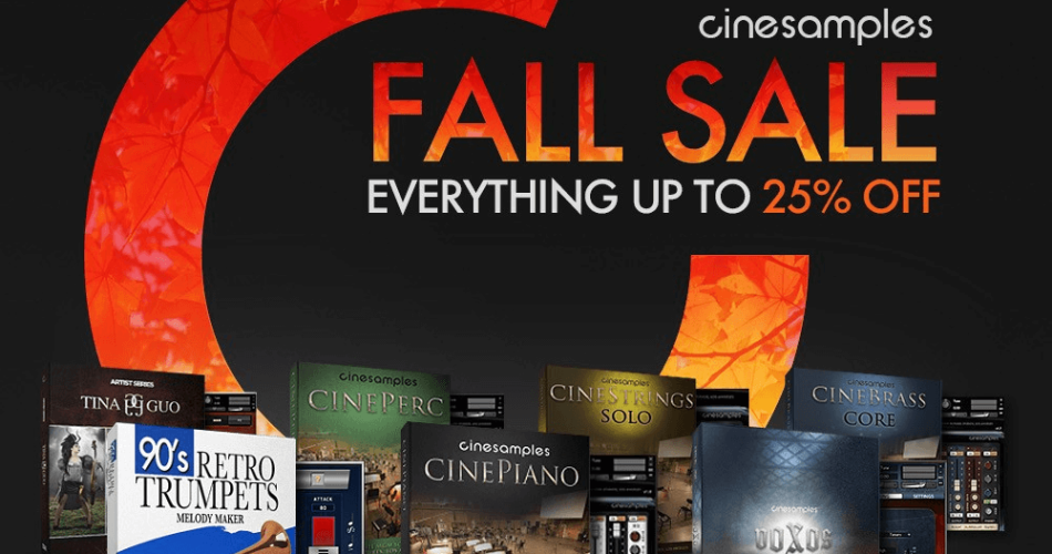 Cinesamples Fall Sale 2018
