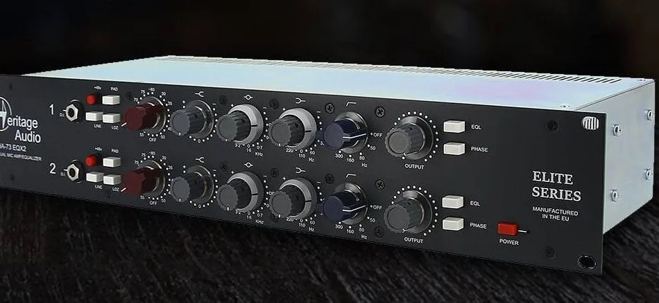 Heritage Audio launches HA-73 EQX2 Elite mic preamp/equalizer