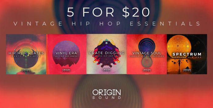 Origin Sound Vintage Hip Hop Essentials Bundle feat