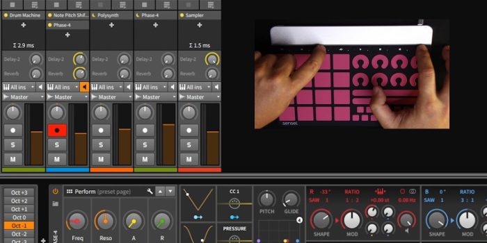 Sensel Morph Bitwig Studio 8 Track 2