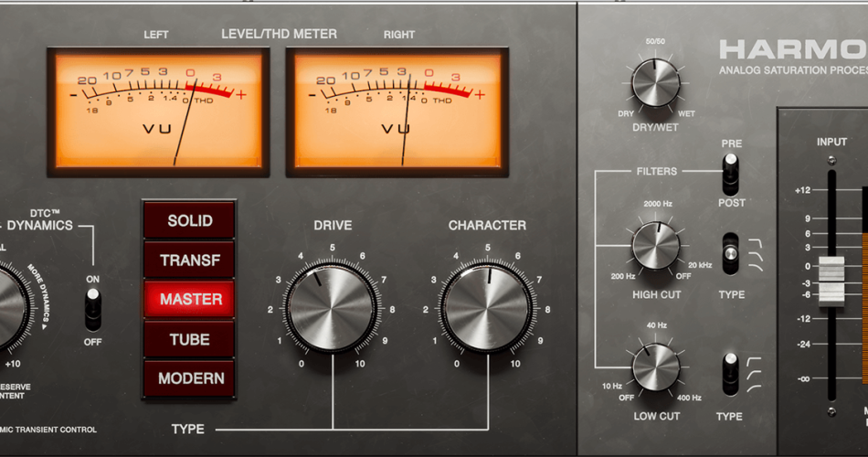 Softube Harmonics saturator plugin on sale for $49 USD