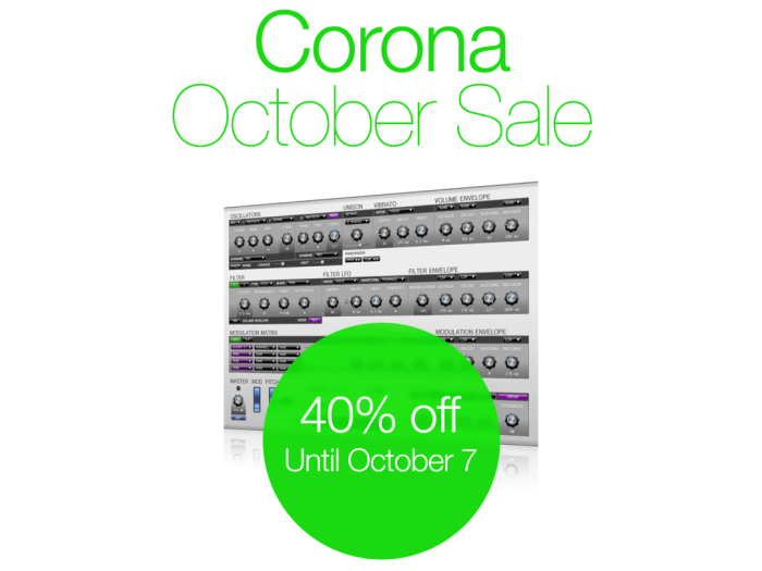 discoDSP Corona October Sale