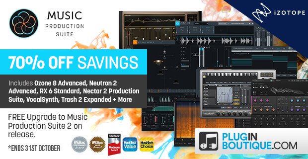 iZotope Music Production Suite 2 Upgrade sale