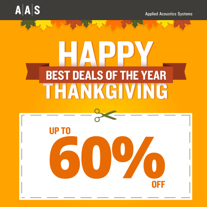 AAS Thanksgiving Sale