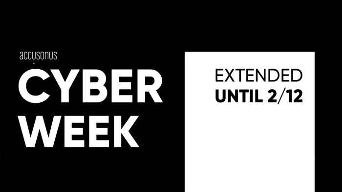 Accusonus Cyber Week extended