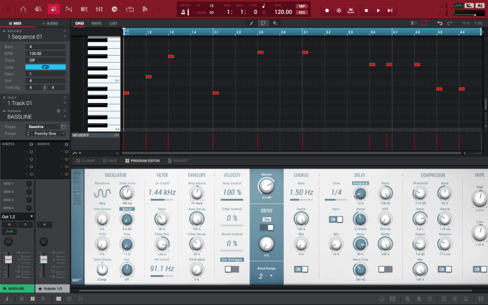 Akai MPC Software 2.3 Bass