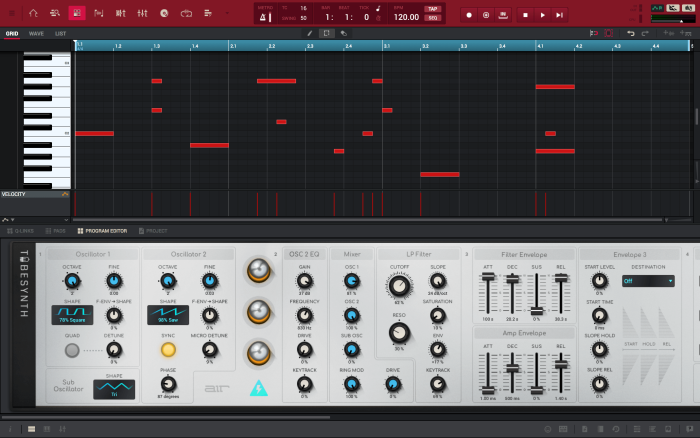 Akai MPC Software 2.3 Tube Synth