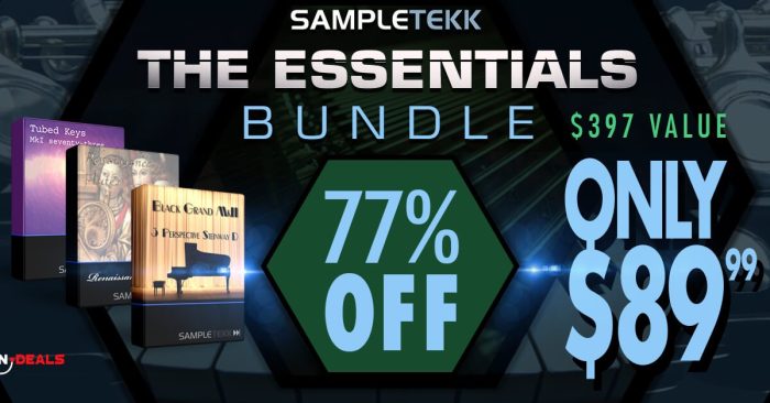 Audio Plugin Deals Sampletekk Essentials feat