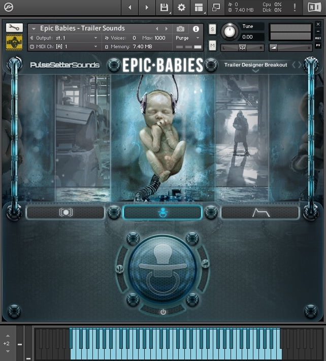 Pulsesetter Sounds Epic Babies GUI