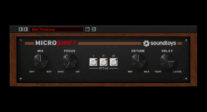 Soundtoys MicroShift