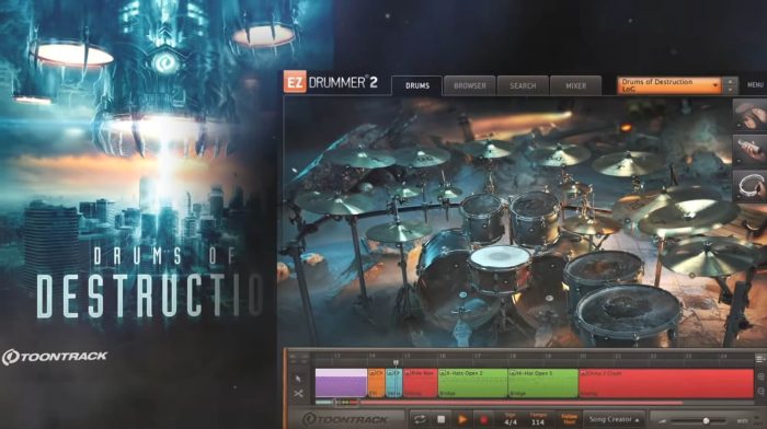 Toontrack Drums of Destruction EZX feat