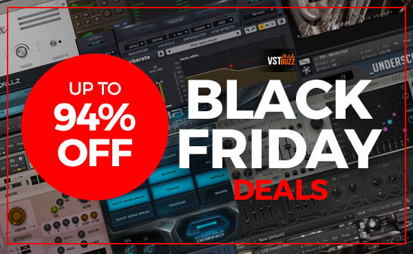 Vst Buzz Launches Black Friday Deals With Up To 94 Off Plugins Sample Libraries