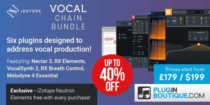 iZotope Vocal Chain Bundle