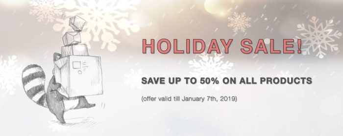 Fluffy Audio Holiday Sale 2018