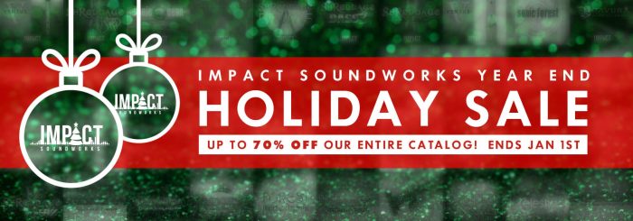 Impact Soundworks Year End Holiday Sale 2018