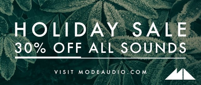 ModeAudio Holiday Sale 2018