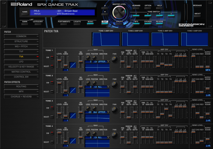 Roland SRX Dance Trax