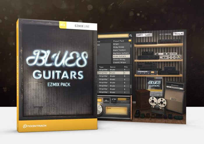 Toontrack Blues Guitars EZmix Pack