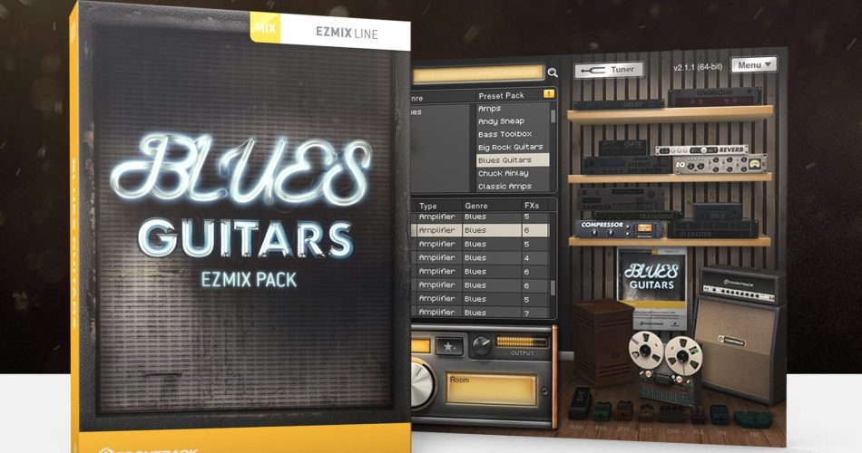 Toontrack Blues Guitars EZmix Pack