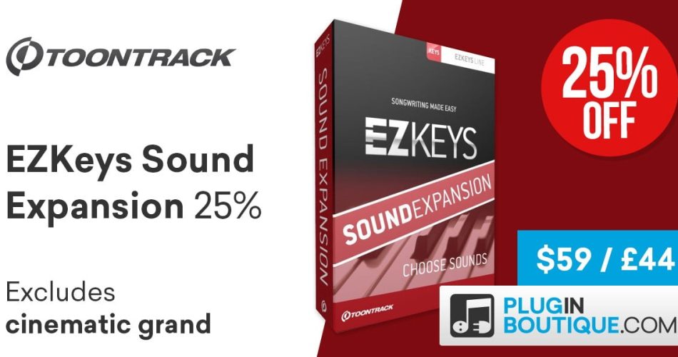 Toontrack EZkeys Sound Expansion sale