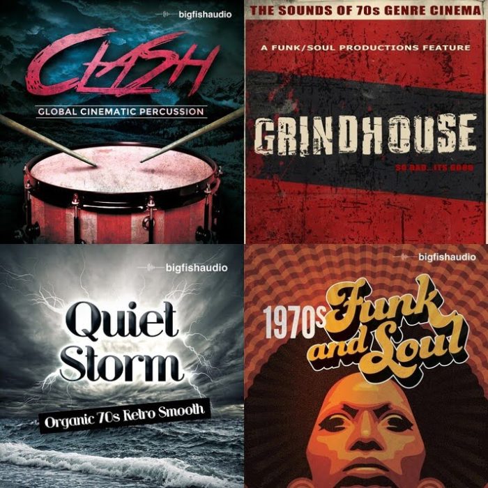 Big Fish Audio Clash, Grindhouse, Quiet Storm & 1970s Funk and Soul