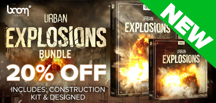 Boom Library Explosions Bundle 20 OFF