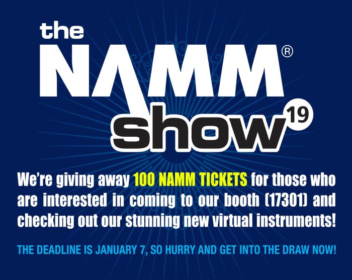 East West NAMM Giveaway