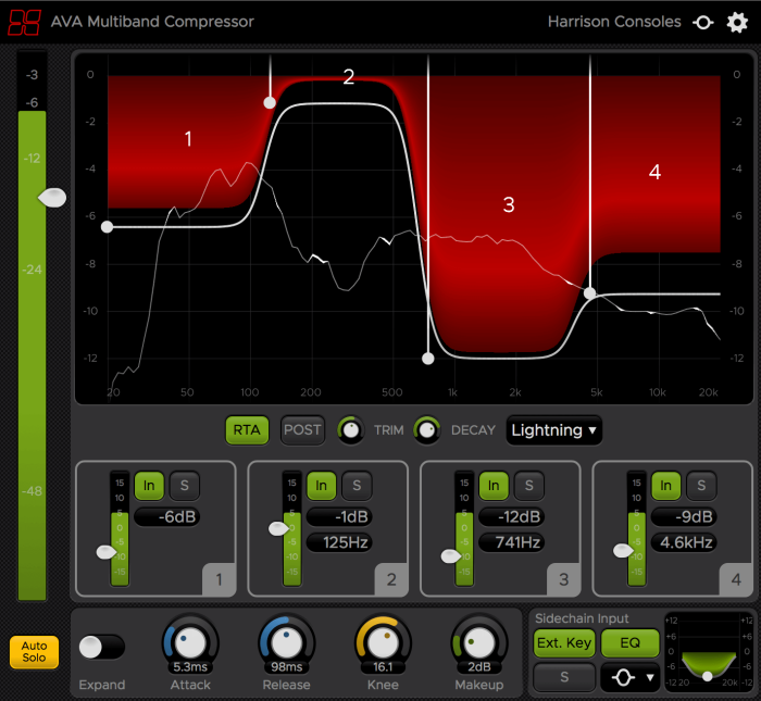 Harrison Consoles AVA Multiband Compressor