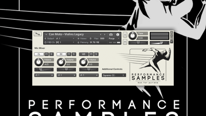 Performance Samples Con Moto Violins Legacy