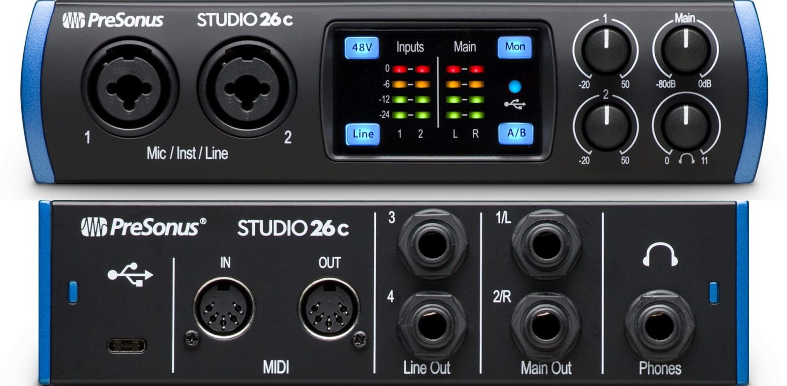 PreSonus Introduces Studio Series USB-C Audio Interfaces