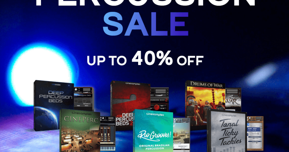 Cinesamples Percussion Sale 2019