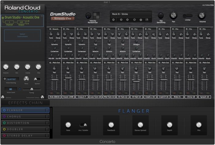 Roland Cloud Drum Studio Acoustic One