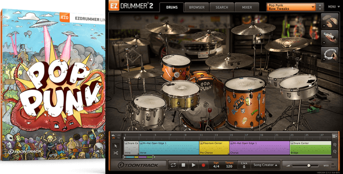 Toontrack Pop Punk EZX