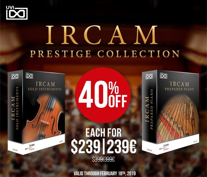 UVI IRCAM Prestige Collection 40 OFF