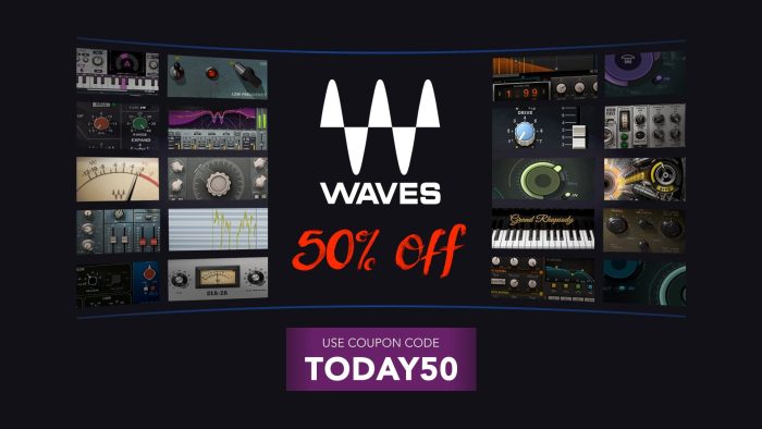 Waves Audio Flash Sale 50 OFF