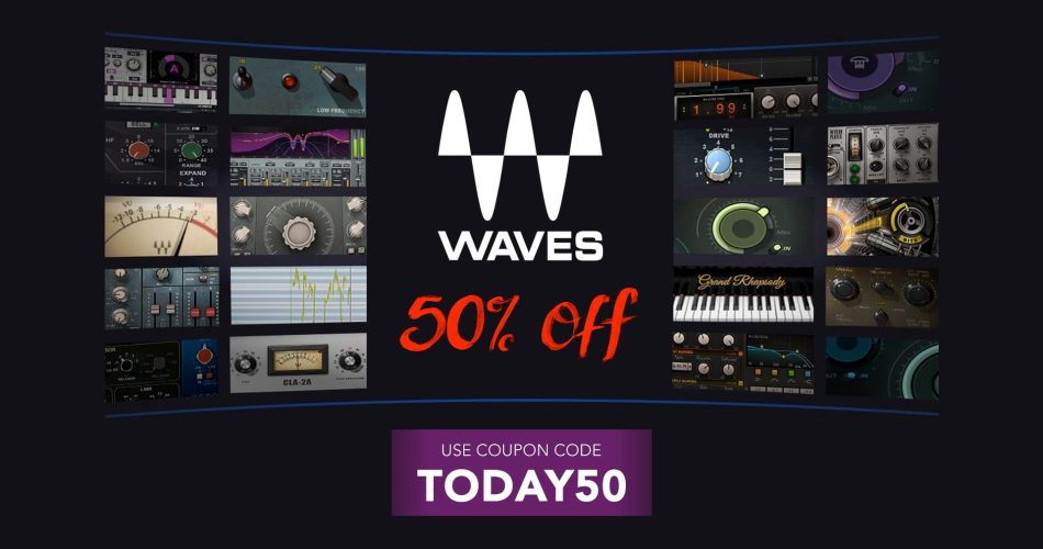 Waves Audio Flash Sale 50 OFF