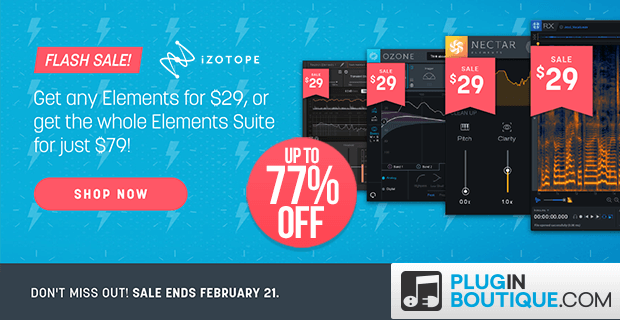 iZotope Elements Flash Sale