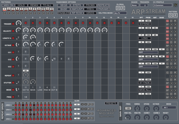 Homegrown Sounds ARP Stream