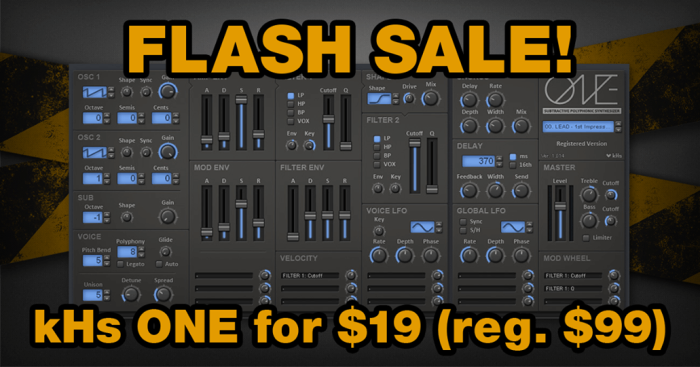 Kilohearts kHs ONE Flash Sale