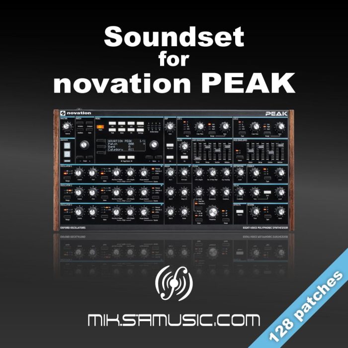 Miksa Music Soundset for Novation Peak