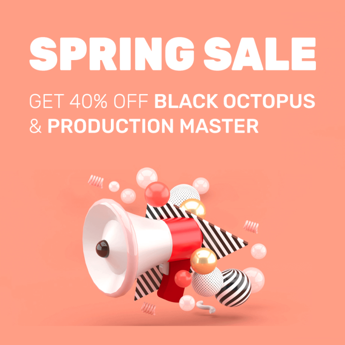 Prime Loops Spring Sale Black Octopus Sound & Production Master